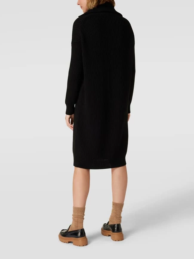 Drykorn Midikleid In Strick-Optik Modell 'Adrik' - Schwarz – Bild 5