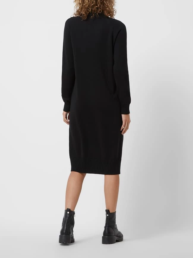 MaxMara Leisure Strickkleid Aus Schurwolle Modell 'Linfa' - Schwarz – Bild 4