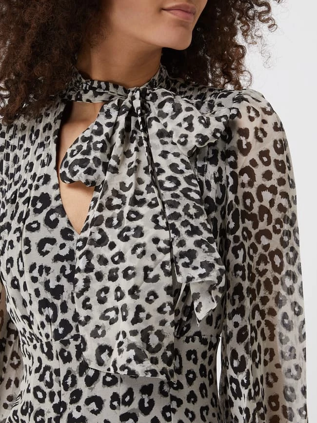 Bardot Minikleid Mit Allover-Muster Modell 'Georgette' - Weiß – Bild 3