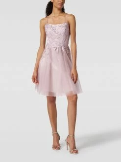 Luxuar Cocktailkleid Mit Stola - Mauve