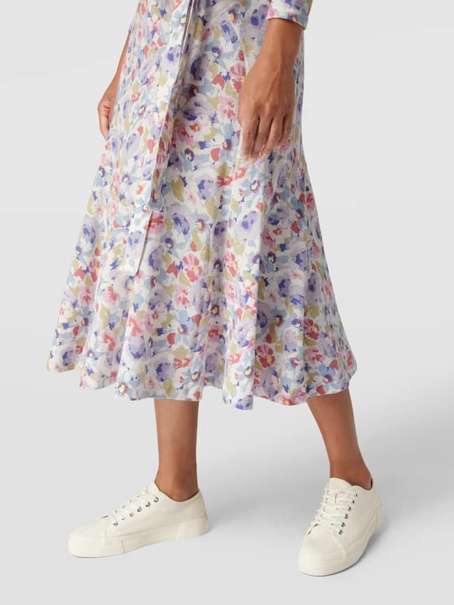 Polo Ralph Lauren Midikleid Mit Floralem Muster - Rosé – Bild 3