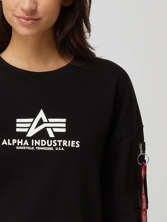 Alpha Industries Sweatkleid Mit Logo-Print - Schwarz – Bild 3
