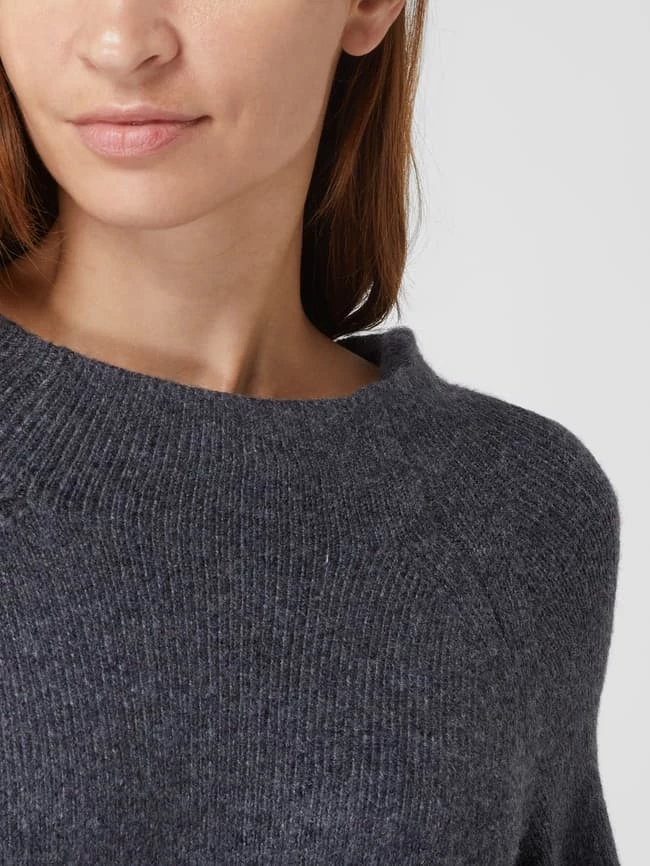 Tom Tailor Strickkleid Aus Viskosemischung - Anthrazit – Bild 3