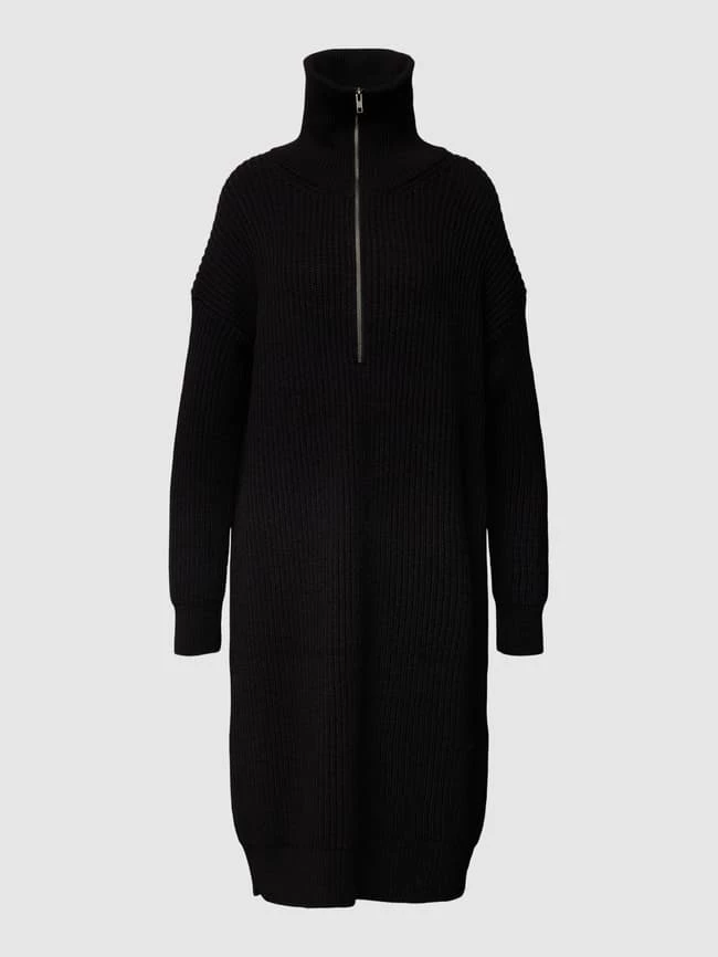 Drykorn Midikleid In Strick-Optik Modell 'Adrik' - Schwarz – Bild 2