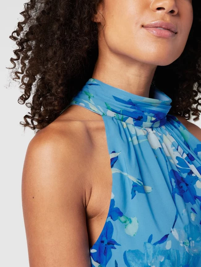 Adrianna Papell Cocktailkleid Mit Floralem Allover-Muster - Bleu – Bild 3