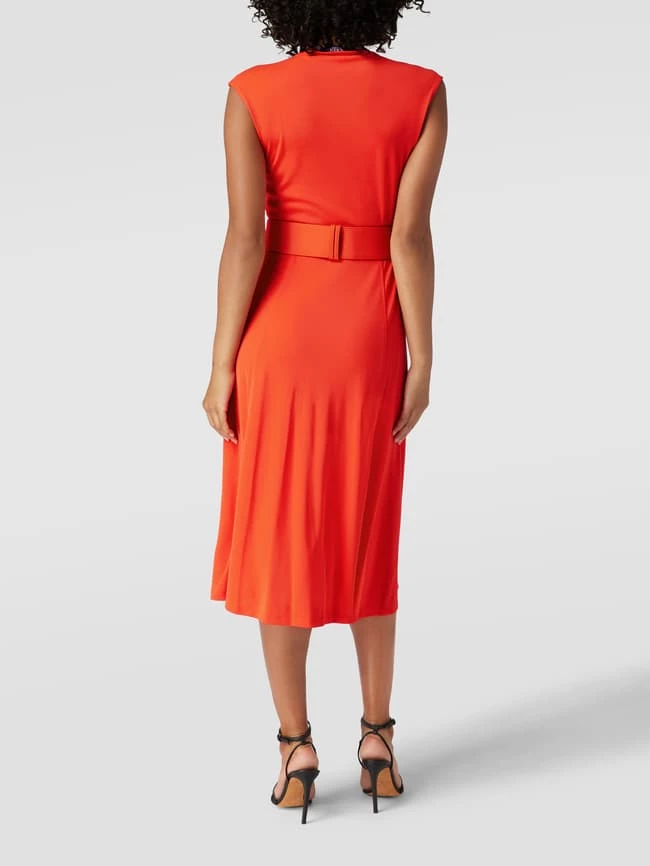 Lauren Ralph Lauren Midikleid Im ärmellosen Design Modell 'DOLIBAH' - Orange – Bild 5