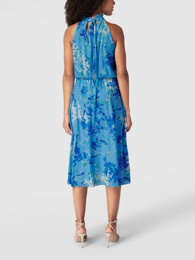 Adrianna Papell Cocktailkleid Mit Floralem Allover-Muster - Bleu – Bild 5