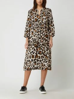 Tonno & Panna Kleid Aus Viskose Modell 'Lala' - Schwarz