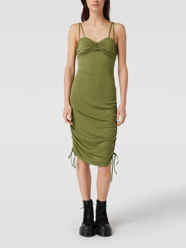Alex Mariah Peter X P&C Knielanges Kleid Mit Tunnelzug - Alex Mariah Peter X P&C - Olivgrün – Bild 4