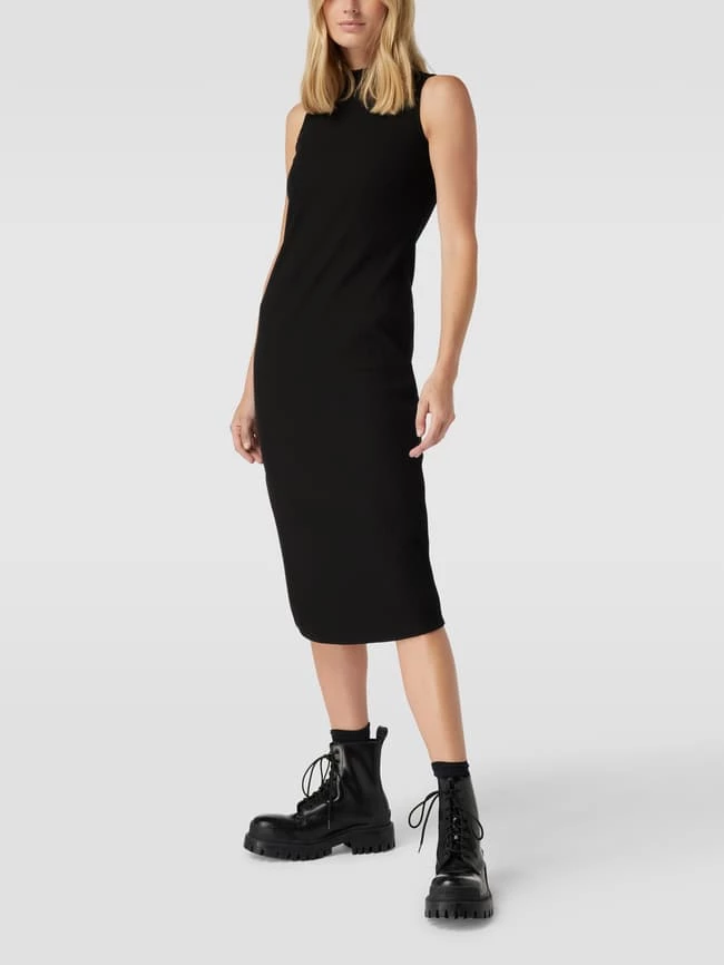 Ana Johnson X P&C Midikleid Mit Gehschlitz - Ana Johnson X P&C - Schwarz – Bild 4