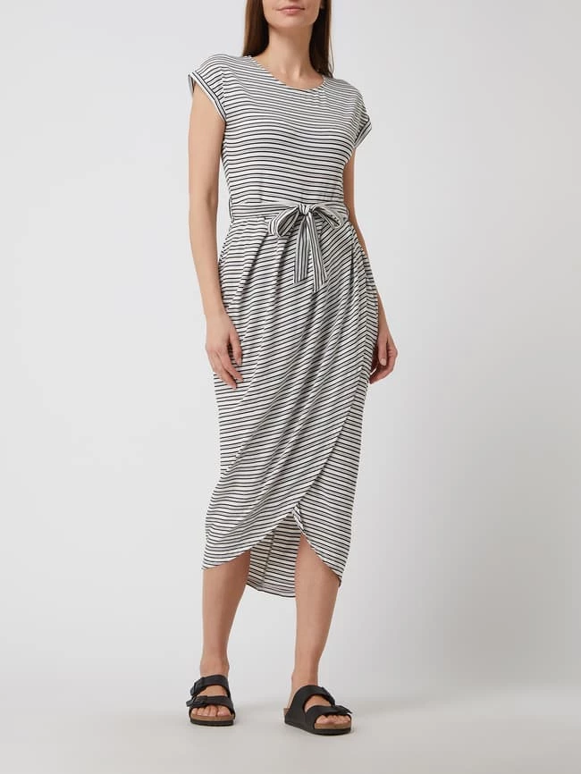 Apricot Shirtkleid Aus Jersey - Offwhite