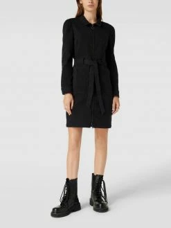 Only Kleid Mit Umlegekragen Modell 'NEW CHIGO' - Schwarz