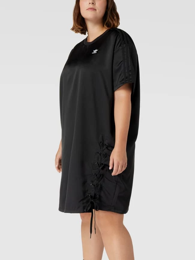 Adidas Originals Plus Minikleid Mit Brand-Stitching - Schwarz – Bild 4