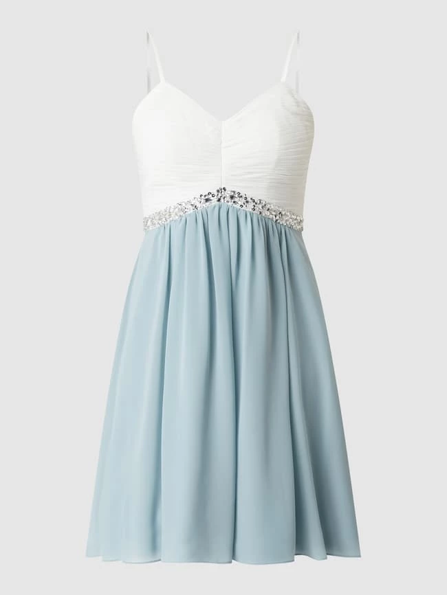 Jake*s Cocktail Two-Tone-Cocktailkleid Mit Strasssteinen - Schilf – Bild 2