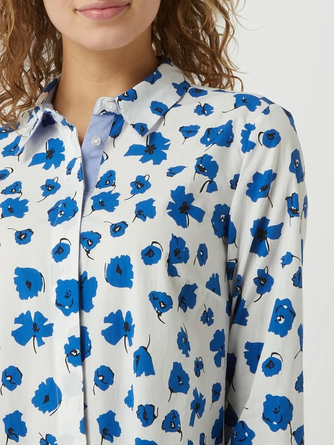 Milano Italy Blusenkleid Mit Floralem Muster - Weiß – Bild 3