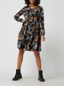 BETTY & CO WHITE Kleid Aus Chiffon - Schwarz