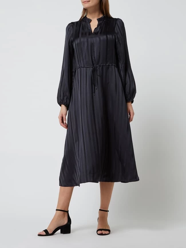 MOS MOSH Midikleid Aus Viskose - Blau