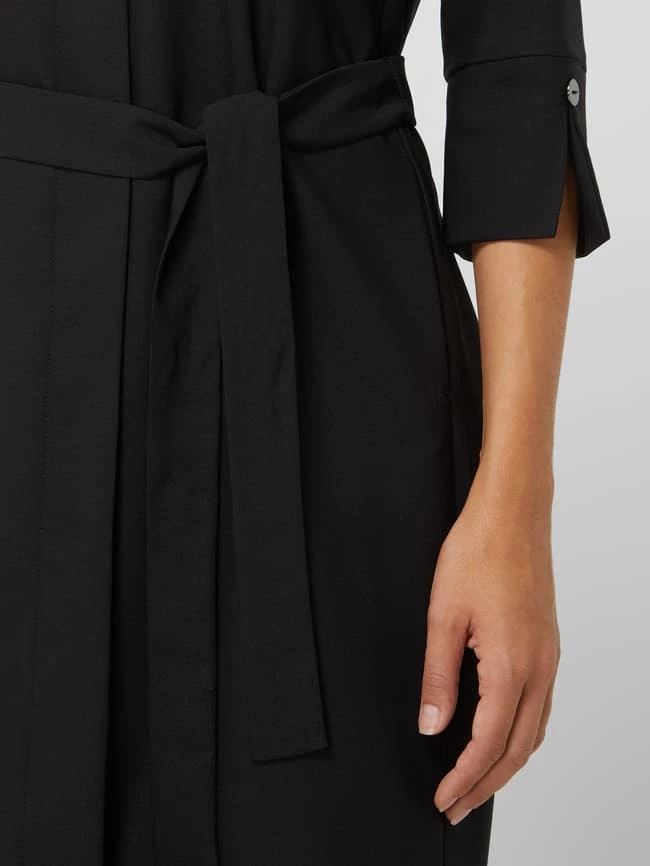 S.Oliver BLACK LABEL Kleid Mit Taillengürtel - Schwarz – Bild 3