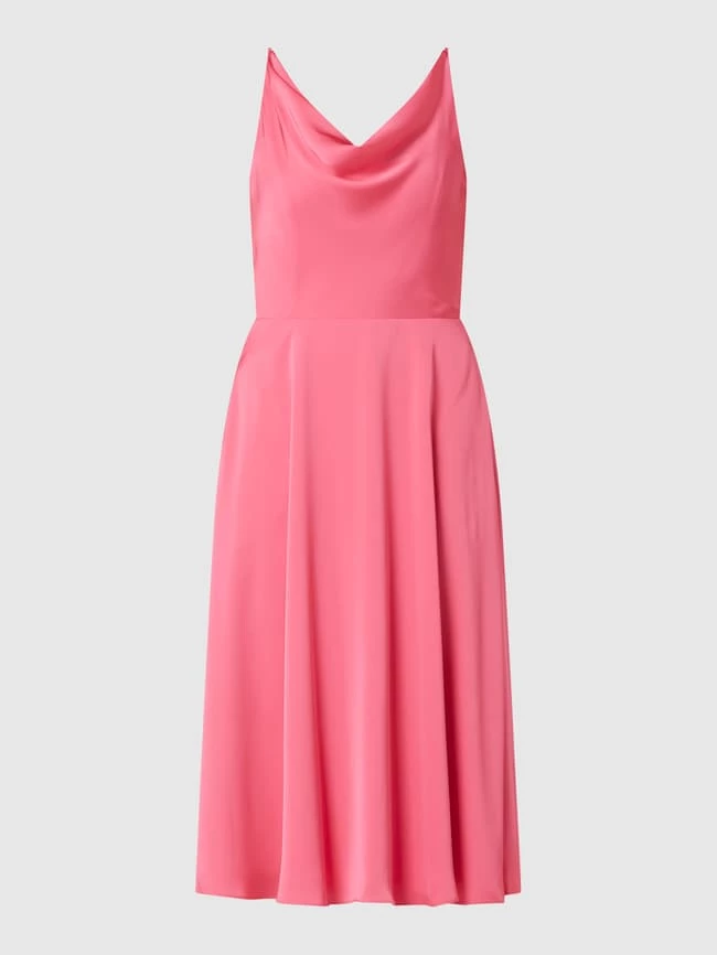 V By Vera Mont Cocktailkleid Aus Satin - Pink – Bild 2
