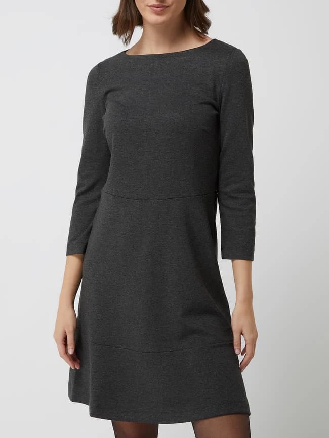 Esprit Kleid Mit 3/4-Arm - Anthrazit Meliert – Bild 4