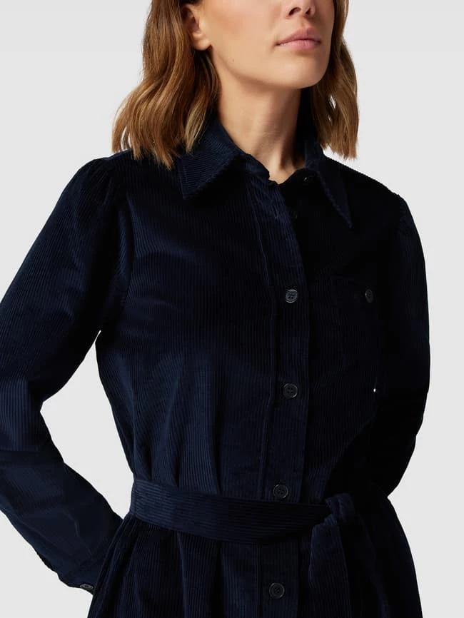 Seidensticker Kleid Mit Taillenband - Marineblau – Bild 3