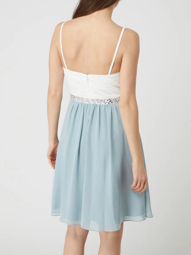 Jake*s Cocktail Two-Tone-Cocktailkleid Mit Strasssteinen - Schilf – Bild 5