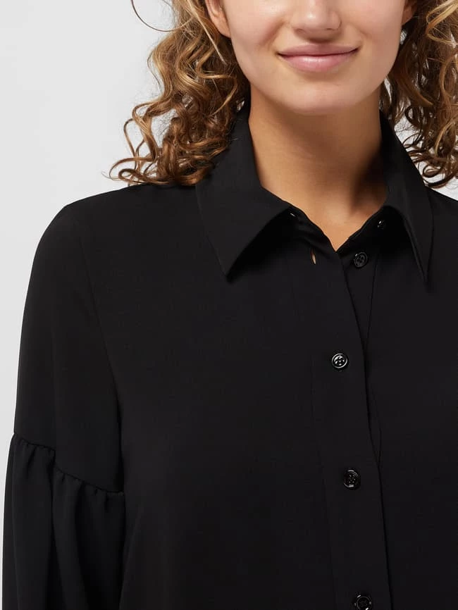 Seidensticker Blusenkleid Aus Krepp - Schwarz – Bild 3