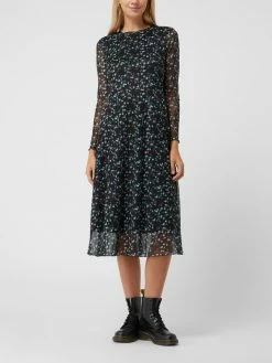 Tom Tailor Denim Kleid Aus Mesh - Schwarz