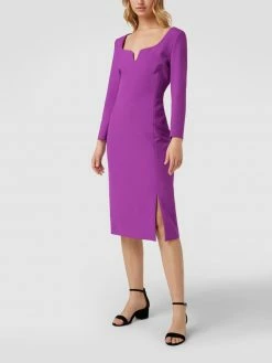 BOSS Midikleid Mit Langen Ärmeln Modell 'Dihera' - Purple
