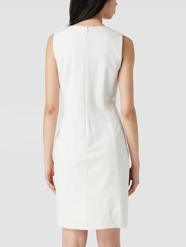 Lauren Ralph Lauren Knielanges Kleid Mit Akzenten In Metallic - Ecru – Bild 5