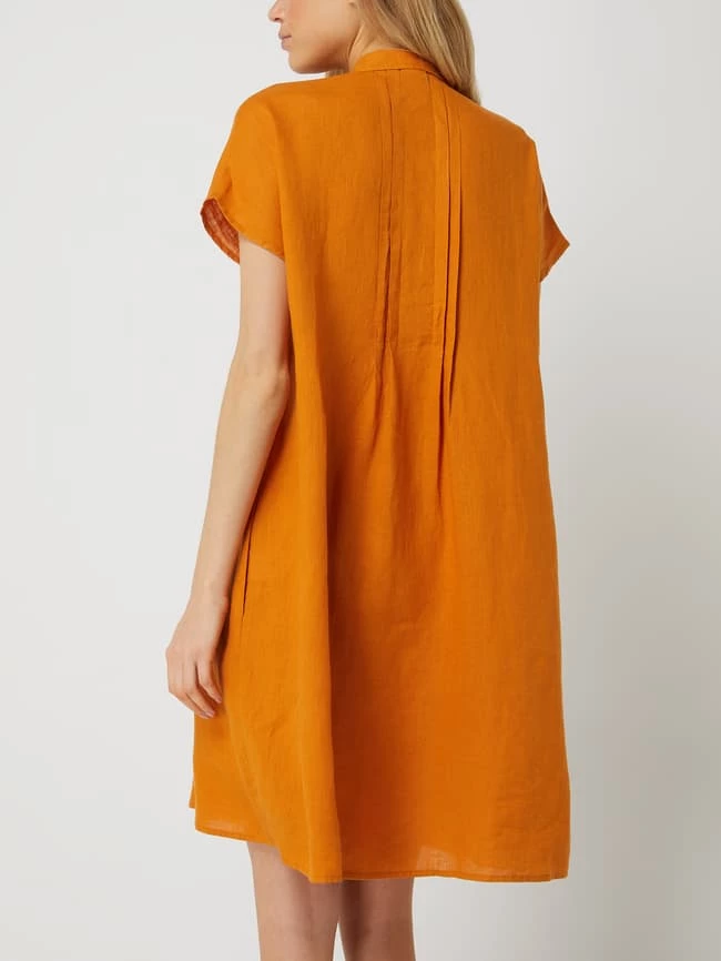 Tonno & Panna Kleid Aus Leinen Modell 'Sarabi' - Cognac – Bild 5