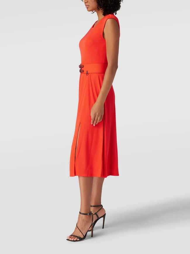 Lauren Ralph Lauren Midikleid Im ärmellosen Design Modell 'DOLIBAH' - Orange – Bild 4