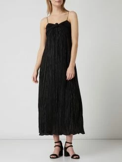 Bardot Kleid Mit Plisseefalten - Blau