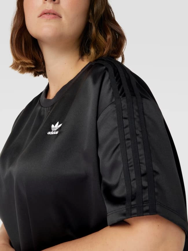 Adidas Originals Plus Minikleid Mit Brand-Stitching - Schwarz – Bild 3